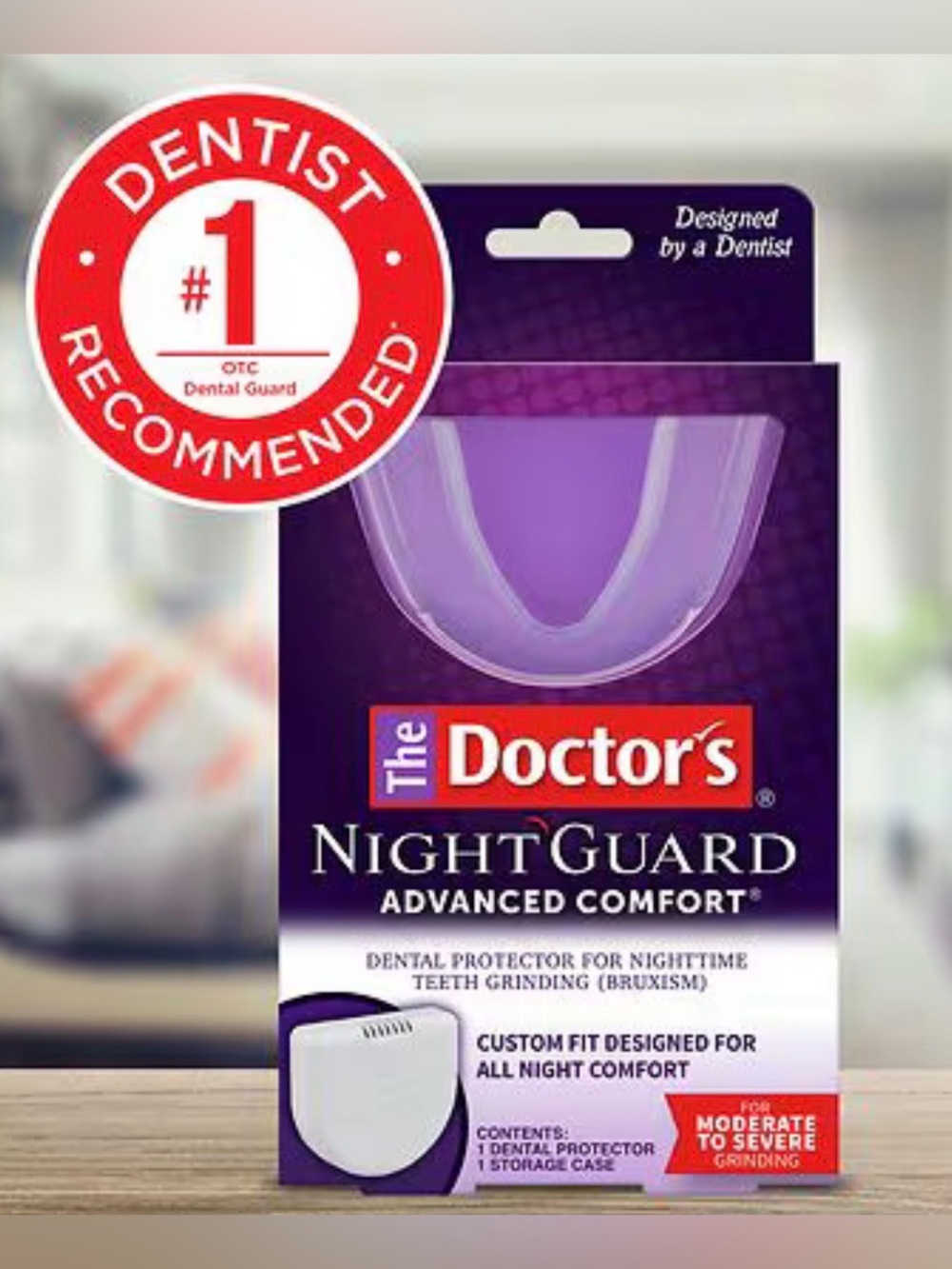 NightGuard Advanced Comfort - Purple Night Dental Guard